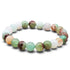 Bracelet Chrysoprase Australie A (boules 7-8mm) - La Boite à Cailloux