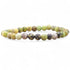 Bracelet Chrysoprase citron Brésil AB (boules 5 - 6mm) - La Boite à Cailloux
