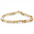 Bracelet citrine chauffée Brésil A (grains 5 - 7mm) - La Boite à Cailloux