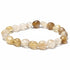 Bracelet citrine naturelle Madagascar AA (pierres roulées) - La Boite à Cailloux