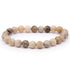 Bracelet corail fossilisé Brésil A (boules 7 - 8mm) - La Boite à Cailloux