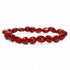 Bracelet corail teinté rouge Brésil A (grains 5 - 7mm) - La Boite à Cailloux