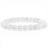 Bracelet cristal de roche Brésil A (boules 7 - 8mm) - Taille L - La Boite à Cailloux