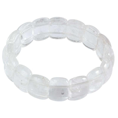Rock crystal bracelet Brazil With cut stones
