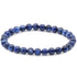 Bracelet cyanite bleue ou disthène chauffée Inde AA (boules 5 - 6mm ) - La Boite à Cailloux