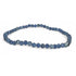 Bracelet cyanite bleue ou disthène naturelle Inde AA (perles facettées 3 - 4mm ) - La Boite à Cailloux