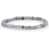 Bracelet cyanite bleue ou disthène naturelle Inde AB (boules 4,5 - 5,5mm) - La Boite à Cailloux