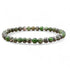 Bracelet diopside Vert sur gangue Etats - Unis AA (boules 4,5 - 5,5mm) - La Boite à Cailloux