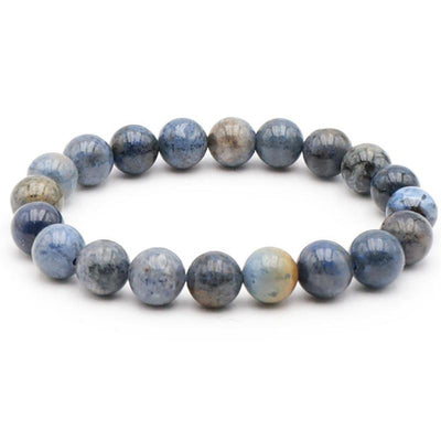 Dumortierite bracelet Namibia AA (10mm balls)