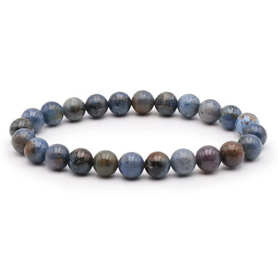 Dumortierite bracelet Namibia AA (7-8mm balls)