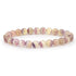 Bracelet fluorine jaune violette Chine AA+ (boules 8,5 - 9,5mm) - La Boite à Cailloux