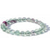 Bracelet fluorine multicolore Chine A (perles facettées 7 - 8mm) - La Boite à Cailloux
