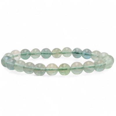 Pulsera de fluorita verde AAA de China (bolas de 7,5-8,5 mm)