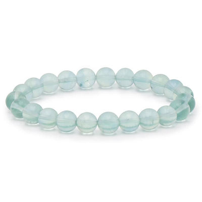 Pulsera de fluorita verde AAA de China (bolas de 7,5-8,5 mm)