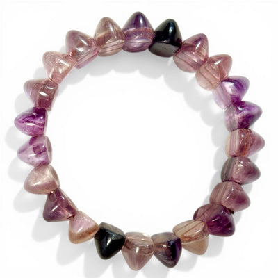 Pulsera Fluorita Morada China AA+ (bolas 9.5-10.5mm)