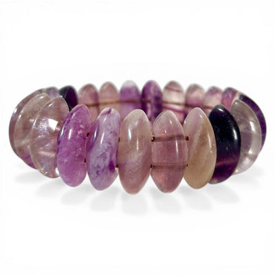 Pulsera Fluorita Morada China AA+ (bolas 9.5-10.5mm)