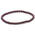 Bracelet grenat rouge almandin Pakistan A (boules 3 - 4mm) - La Boite à Cailloux