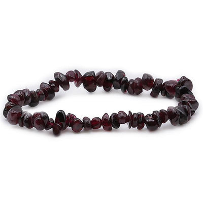 Almandine red garnet bracelet Pakistan A (baroque pearls)