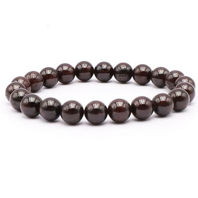 Pakistan AA almandine red garnet bracelet (7-8mm balls)