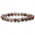 Bracelet héliotrope Afrique du Sud A (boules 7 - 8mm) - La Boite à Cailloux