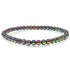 Bracelet Hématite arc en ciel Chine A (boules 3 - 4mm) - La Boite à Cailloux