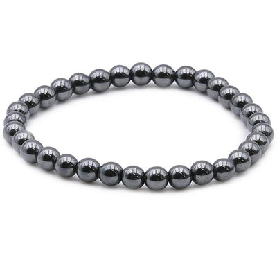 Pulsera de hematita China A (cuentas de 5-6 mm)