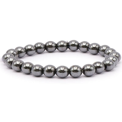 Pulsera de hematita china A (bolas de 7-8 mm)