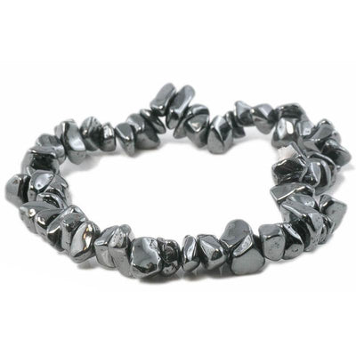Pulsera Hematites China A (perlas barrocas)