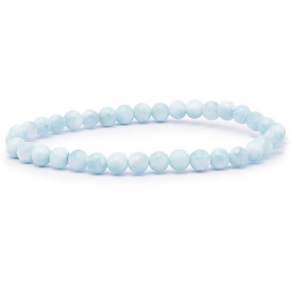 Bracelet hémimorphite Etats - Unis AA (boules 5 - 6mm) - La Boite à Cailloux