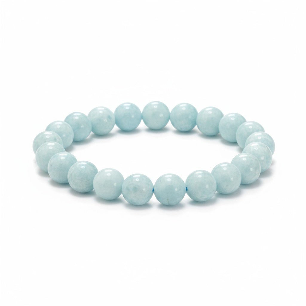 Bracelet hémimorphite Etats - Unis AA (boules 7 - 8mm) - La Boite à Cailloux