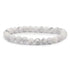 Bracelet howlite Zimbabwe A (boules 5 - 6mm) - La Boite à Cailloux