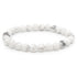 Bracelet howlite Zimbabwe A (boules 7 - 8mm) - Taille L - La Boite à Cailloux