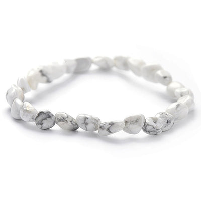 Zimbabwe A howlite bracelet (5-7mm grains)