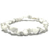 Bracelet howlite Zimbabwe A (grains 5 - 7mm) - La Boite à Cailloux