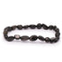 Bracelet hypersthène Canada A (grains 5 - 7mm) - La Boite à Cailloux