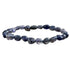 Bracelet iolite (cordiérite) Inde A (grains 5 - 7mm) - La Boite à Cailloux