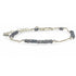Bracelet iolite (cordierite) Inde AA argent 925 - La Boite à Cailloux
