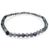 Bracelet iolite Inde A (perles facettées 3 - 4mm) - La Boite à Cailloux