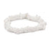 Bracelet jade blanc de Chine A (perles baroques) - La Boite à Cailloux
