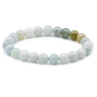 Burmese jade bracelet A (7-8mm beads)