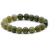 Bracelet jade néphrite Canada A (boules 10mm) - La Boite à Cailloux