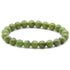 Bracelet jade néphrite Canada AA (boules 7 - 8mm) - La Boite à Cailloux