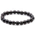 Bracelet jais Mongolie A (boules 7 - 8mm) - La Boite à Cailloux
