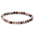 Bracelet jaspe brun Afrique du Sud A (boules 5 - 6mm) - La Boite à Cailloux