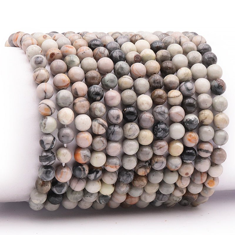 Bracelet jaspe feuille d&