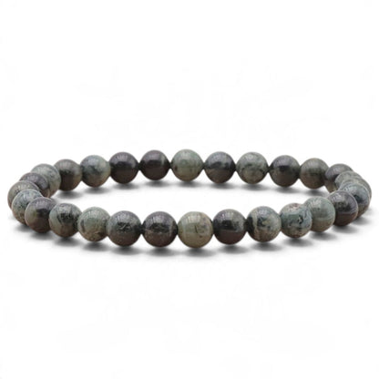 Bracelet jaspe kimbaba Madagascar A (boules 5-6mm) - La Boite à Cailloux
