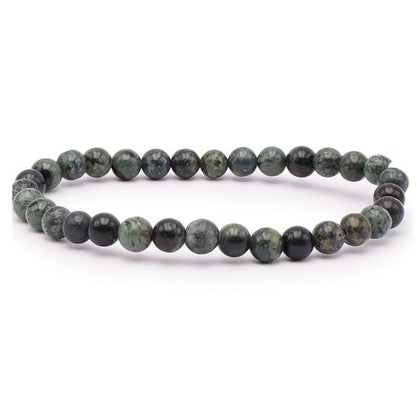 Bracelet jaspe kimbaba Madagascar A (boules 5 - 6mm) - La Boite à Cailloux
