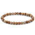 Bracelet jaspe paysager Namibie A (boules 5 - 6mm) - La Boite à Cailloux