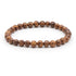 Bracelet jaspe peau de serpent Inde A+ (boules 5 - 6mm) - La Boite à Cailloux
