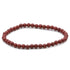 Bracelet jaspe rouge Afrique du Sud A (boules 3 - 4mm) - La Boite à Cailloux
